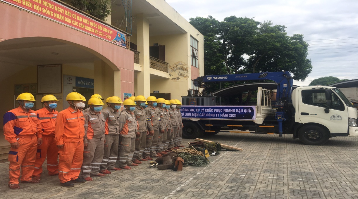 NPSC – Thanh Hóa phối hợp diễn tập phòng chống thiên tai và tìm kiếm cứu nạn - Xử lý sự cố - An toàn năm 2021